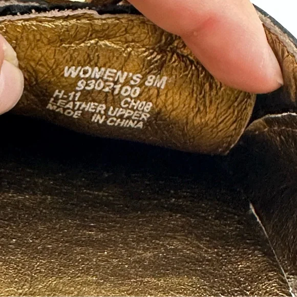 Sperry Black Velvet and Gold Studded Boat Shoe Sz 6 - Picture 9 of 9